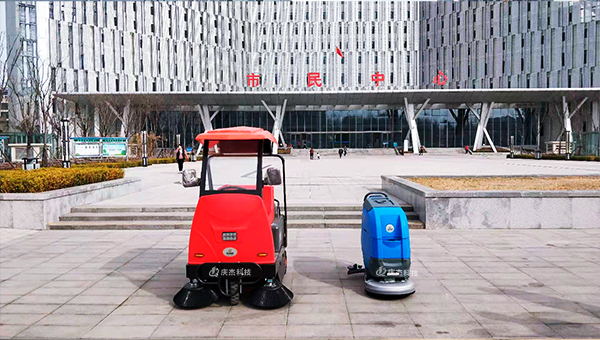 慶杰電動掃地車全力服務濟南市政